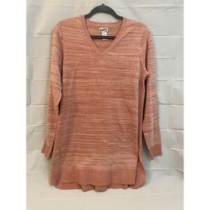 Duluth Trading Co Womens‎ Shiftless V Neck Tunic Sweater Size Medium #224